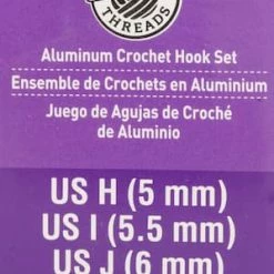 Budget 💯 Aluminum Crochet Hook Set by Loops & Threads®, H-J 💯