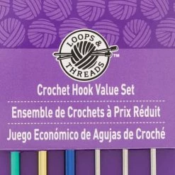 Budget 🔔 Steel & Aluminum Crochet Hook Value Set by Loops & Threads® 🔔