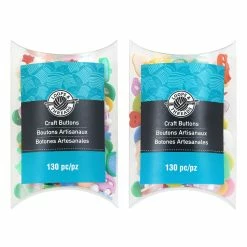 Buy 🔔 Assorted Brights Craft Button Value Pack by Loops & Threads™ 🤩