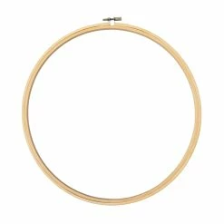 Budget 🧨 18 Pack: 12" Round Bamboo Embroidery Hoop by Loops & Threads™ 😉