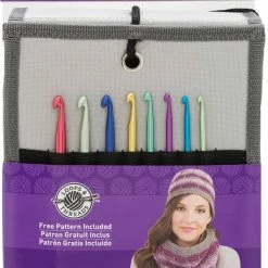 Cheapest ✔️ Aluminum Crochet Hook Set in Carry Case by Loops & Threads® 👍