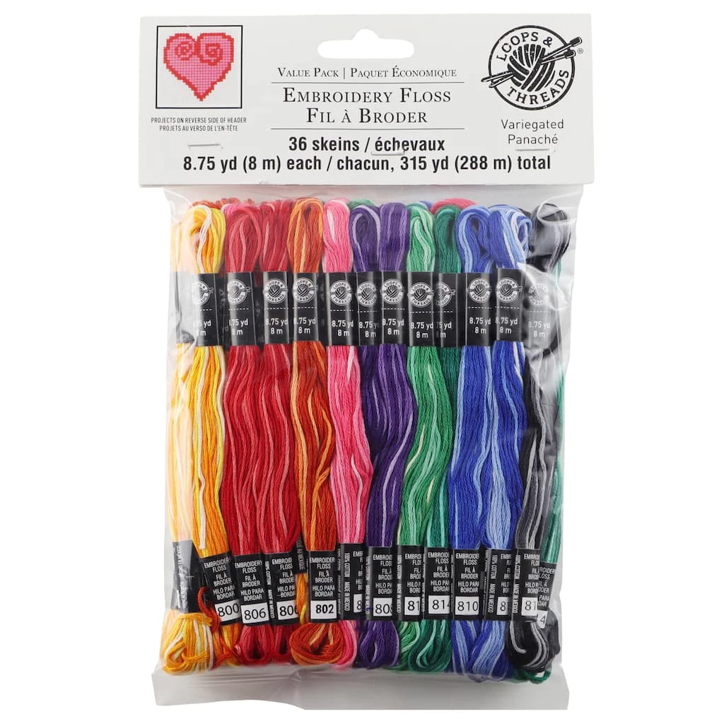 Budget ⌛ Variegated Embroidery Floss Loops & Threads™, 36ct. 🥰 - Image 2