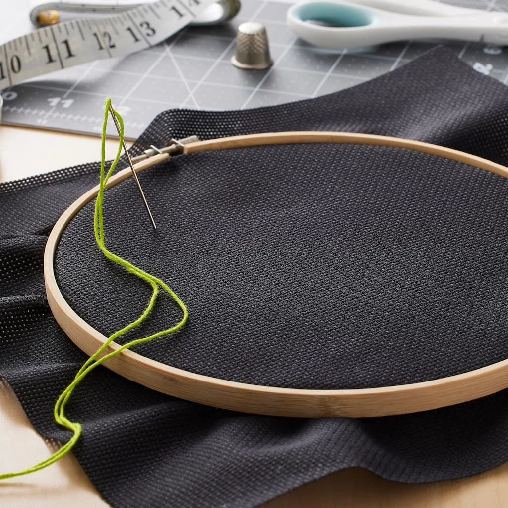 Best Sale ⭐ Loops & Threads™ Aida Cloth Cross Stitch Fabric, 15" x 18", 14 Count 🔔 - Image 2