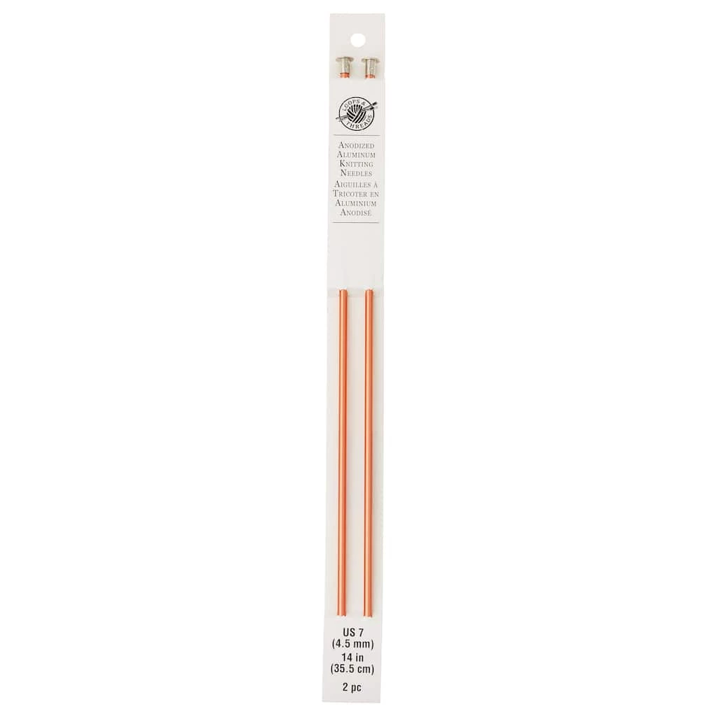 Top 10 🥰 14" Anodized Aluminum Knitting Needles by Loops & Threads® ⌛