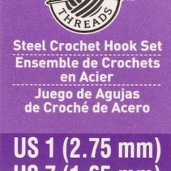 Promo ⌛ Steel Crochet Hook Set by Loops & Threads®, 1/7/10 ✔️