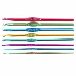 Top 10 π Anodized Aluminum Crochet Hook Set by Loops & Threads®, D-K π