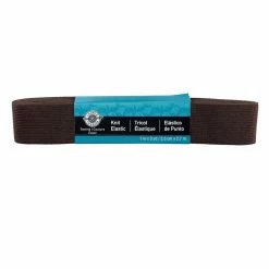 Best Pirce ⭐ 12 Pack: 1" Brown Knit Elastic by Loops & Threads™ 😉
