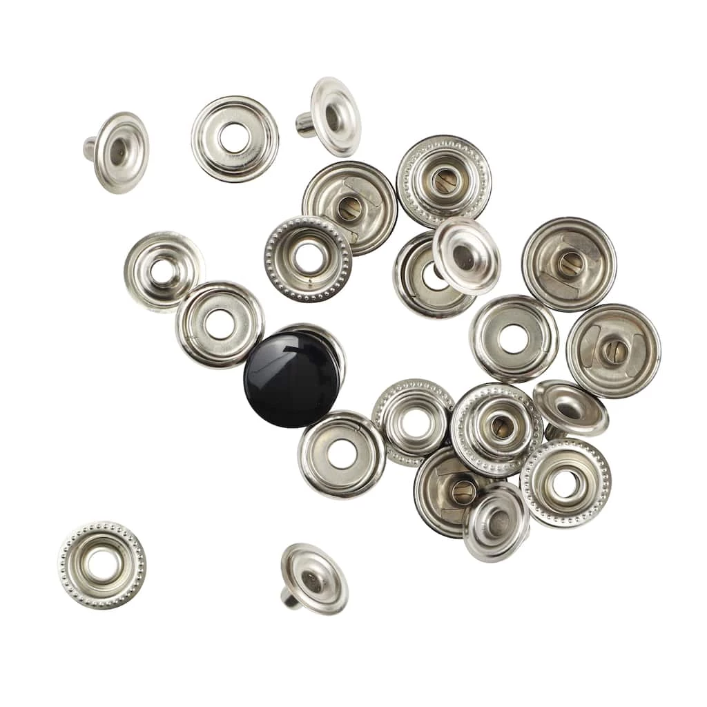 Cheap ✔️ Black Heavy Duty Snaps by Loops & Threads™ ✨ - Image 3