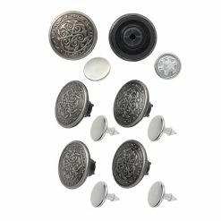 Top 10 🎁 Silver Filigree Jean Buttons by Loops & Threads™ 🧨