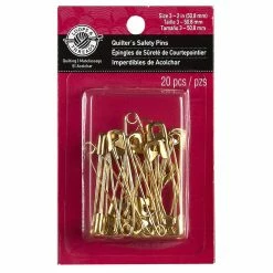 Flash Sale 🔥 12 Packs: 20 ct. (240 total) 2" Gold Quilter's Safety Pins by Loops & Threads™ 🔥