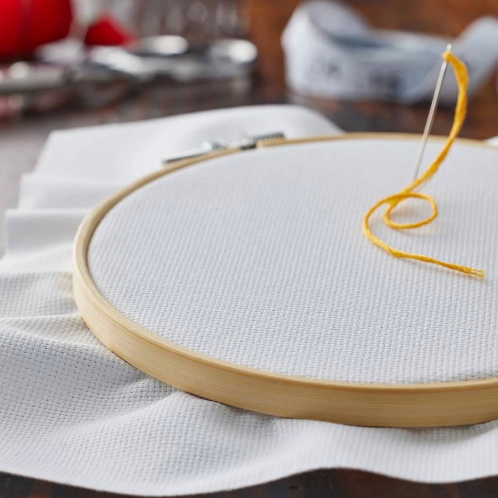 Top 10 ⭐ Loops & Threads™ Aida Cloth Cross Stitch Fabric, 29.5" x 36", 18 Count 💯 - Image 2