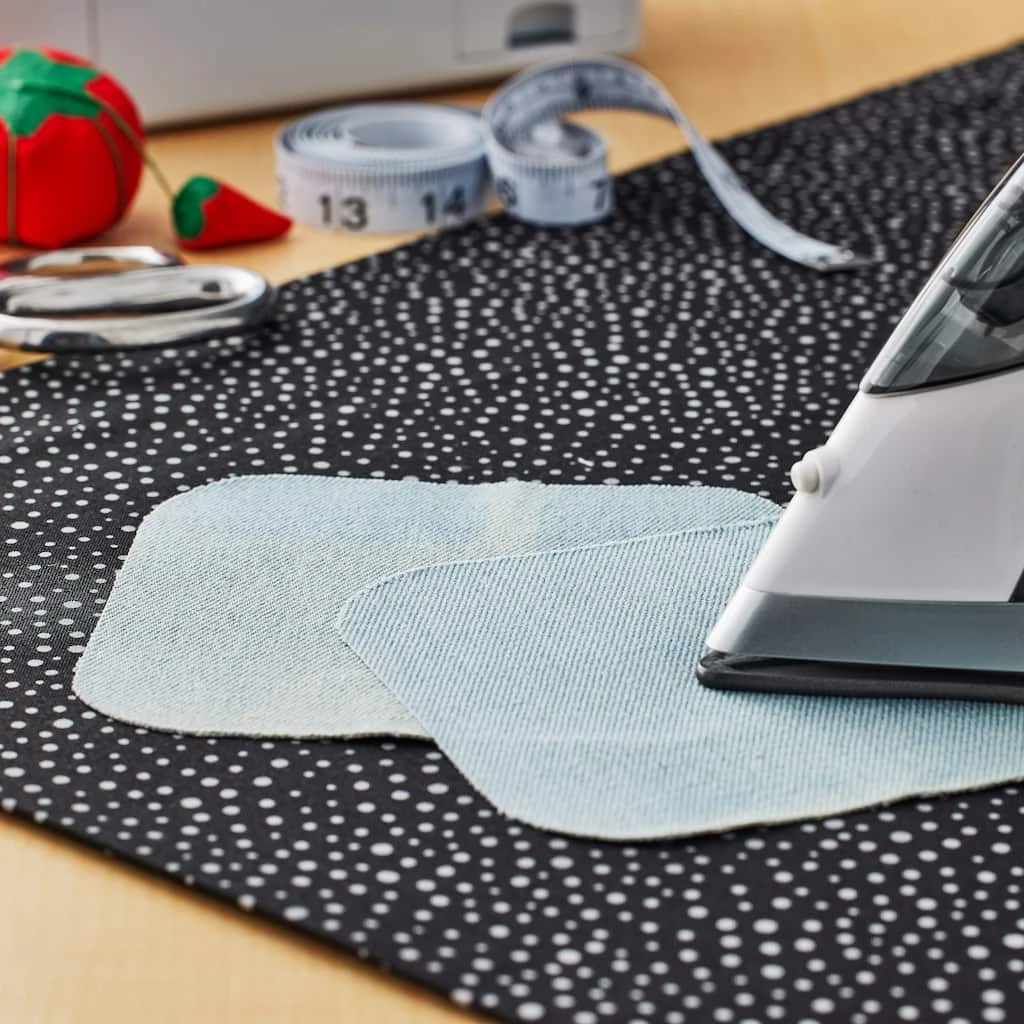 New β¨ 24 Packs: 2 ct. (48 total) Stonewashed Denim Patches by Loops & Threads™ π - Image 4