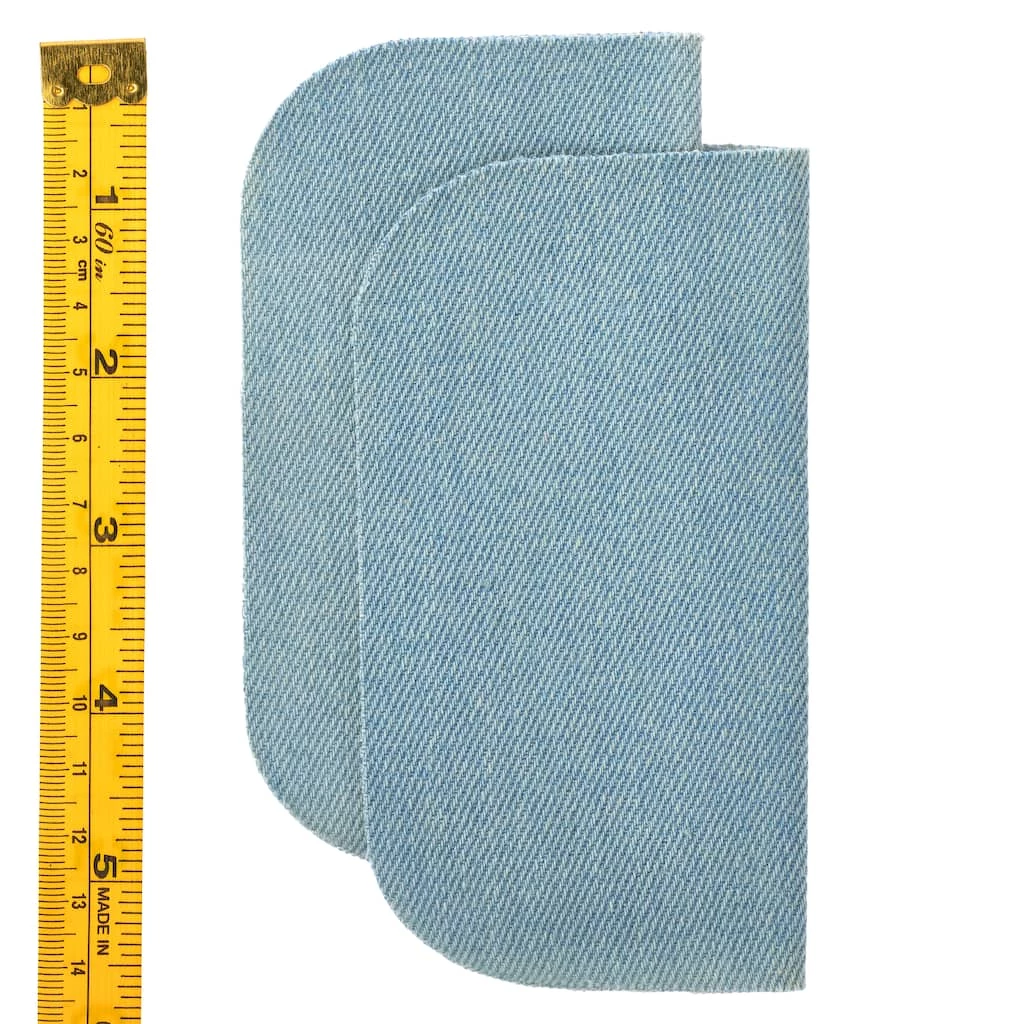 New β¨ 24 Packs: 2 ct. (48 total) Stonewashed Denim Patches by Loops & Threads™ π - Image 2