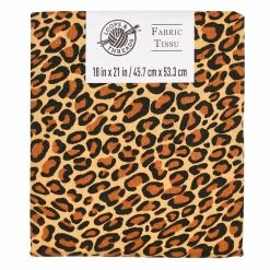 Cheap ❤️ Leopard Print Cotton Fabric by Loops & Threads® ⭐