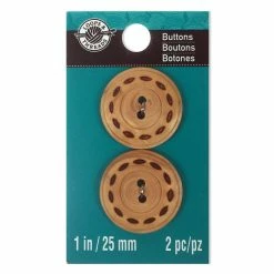 Best reviews of ⌛ Light Wood Buttons with Stitches by Loops & Threads® 🎉