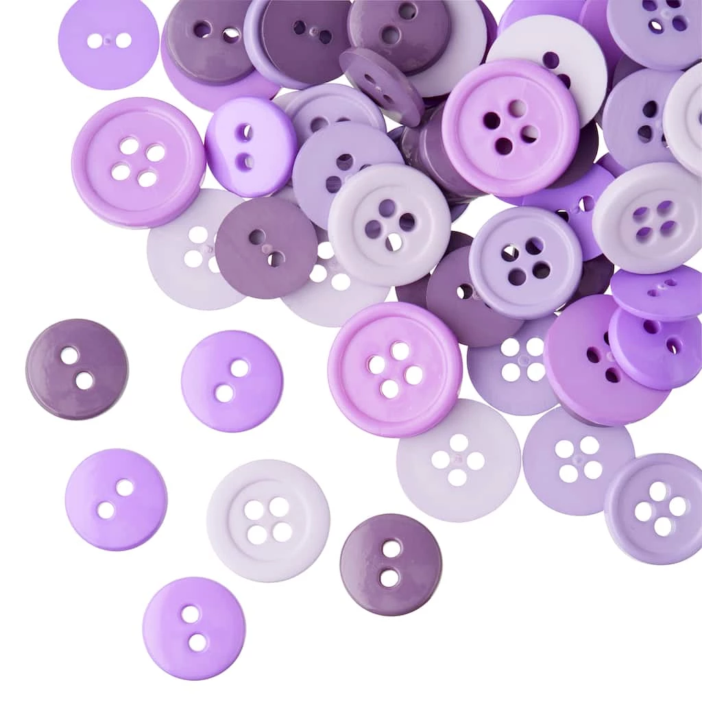 Best reviews of 😍 Colors We Love Purple Buttons By Loops & Threads® 🛒 - Image 3