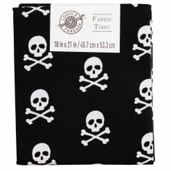 Outlet ✔️ Black Skull Fabric By Loops & Threads® ⌛