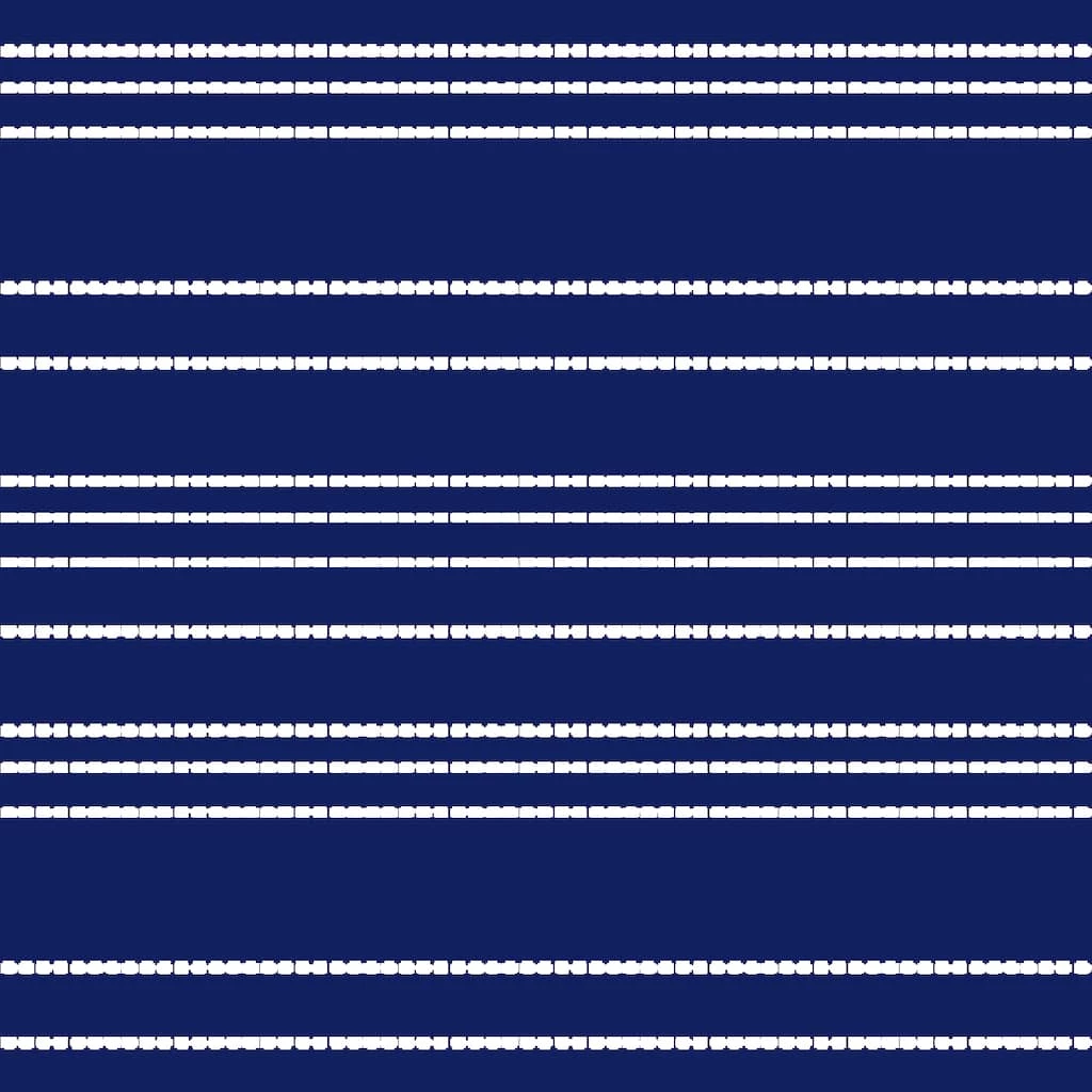 Cheapest π Blue Printed Fabric Strips by Loops & Threads® π - Image 5