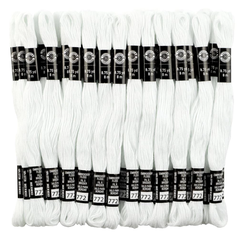 Best Pirce π 12 Packs: 36 ct. (432 total) White Embroidery Floss Pack by Loops & Threads® β - Image 2