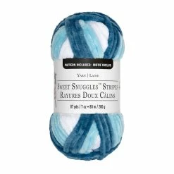 Brand new 💯 Sweet Snuggles™ Stripes Yarn by Loops & Threads® 🥰