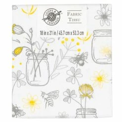 Wholesale π Gray & Yellow Mason Cotton Fabric by Loops & Threads™ βοΈ