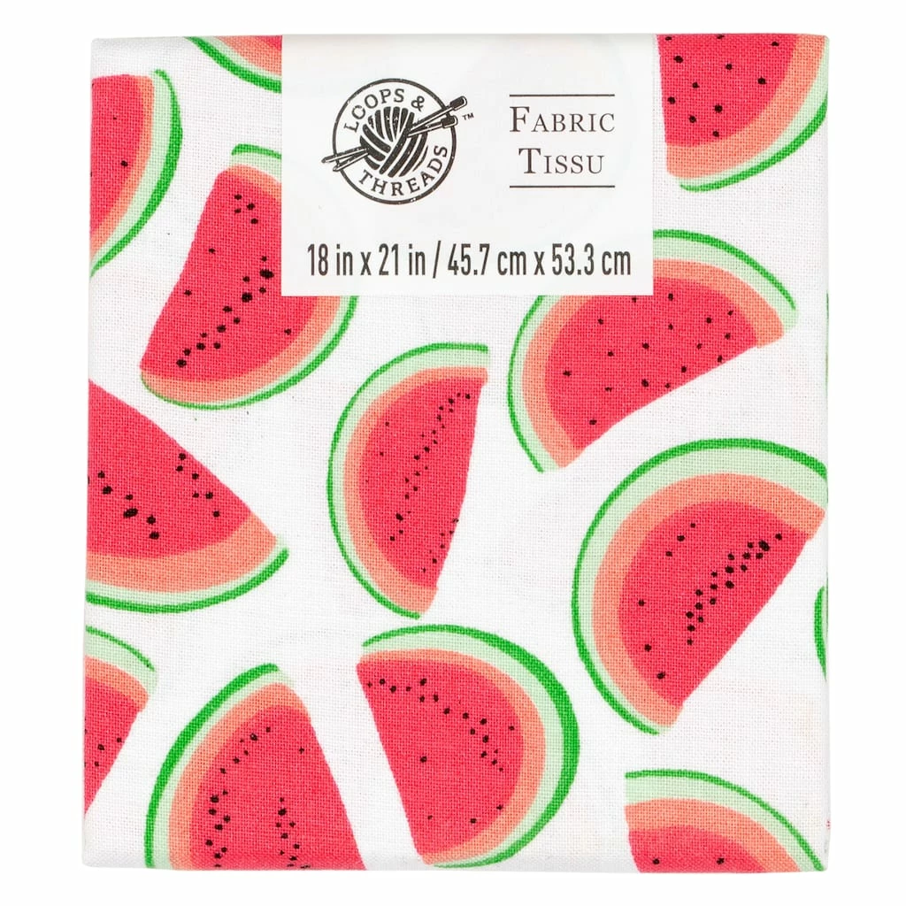 Outlet π Watermelon Cotton Fabric by Loops & Threads™ π