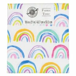 Budget 🔥 Multicolor Rainbow Cotton Fabric by Loops & Threads™ ⭐