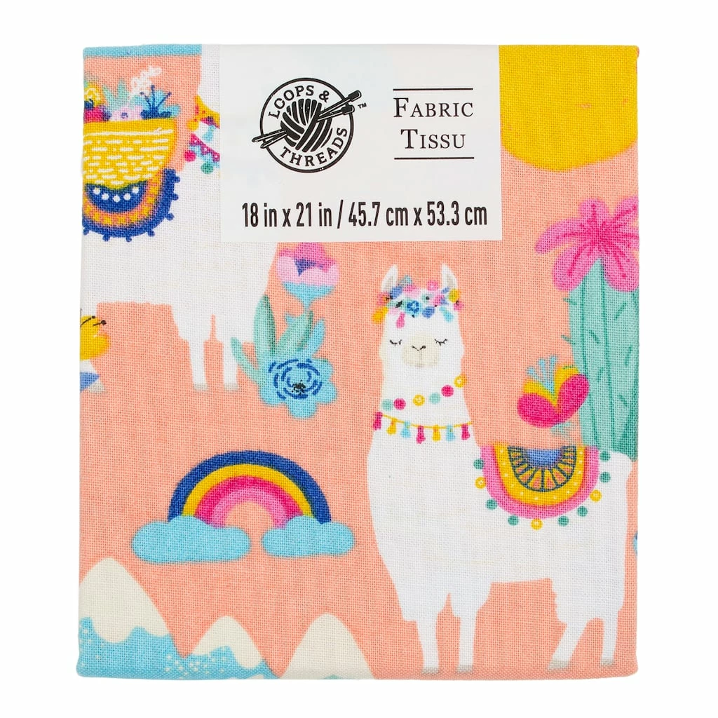 Deals ⭐ Llama Cotton Fabric by Loops & Threads™ ⌛