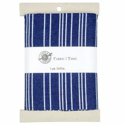 Best Sale ✔️ Navy & White Striped Cotton Fabric Bundle by Loops & Threads™ 🎉