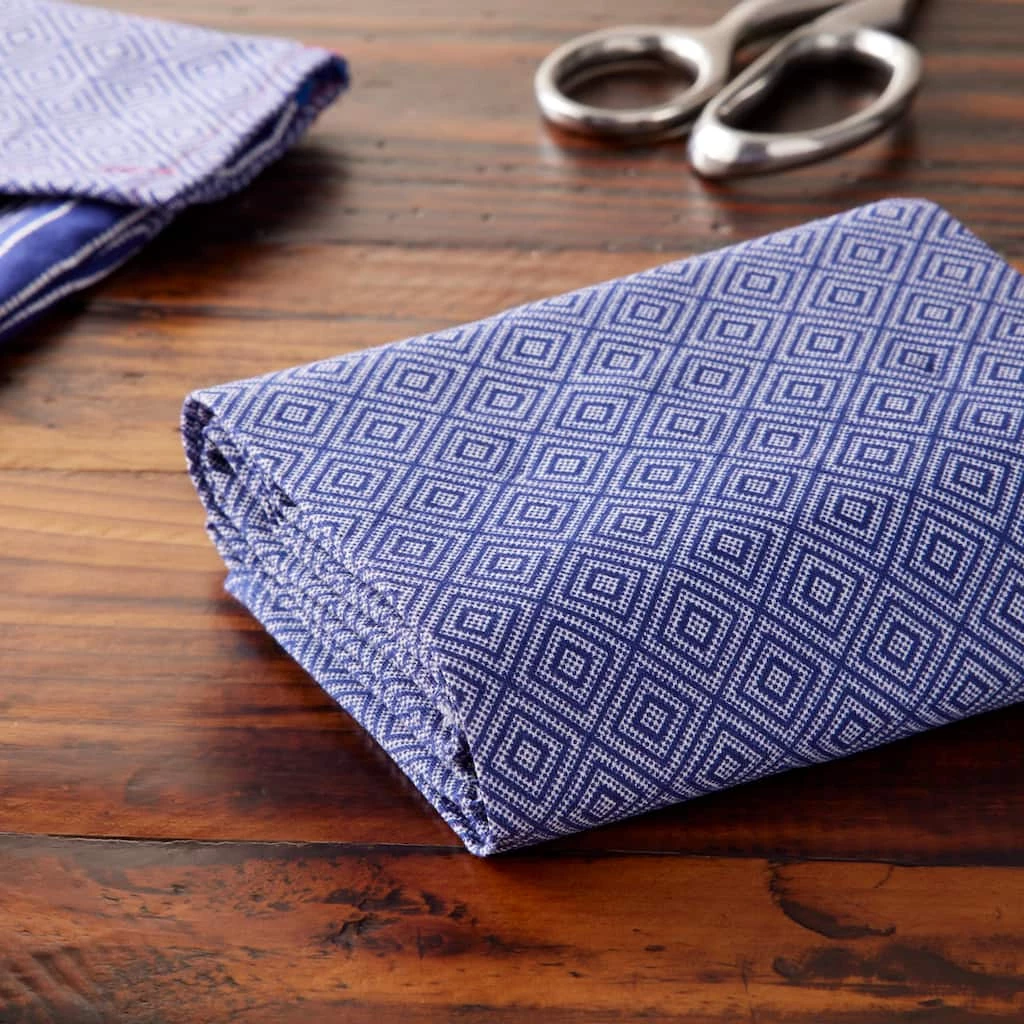 Hot Sale ✔️ Navy Geometric Cotton Fabric Bundle by Loops & Threads™ ✔️ - Image 2