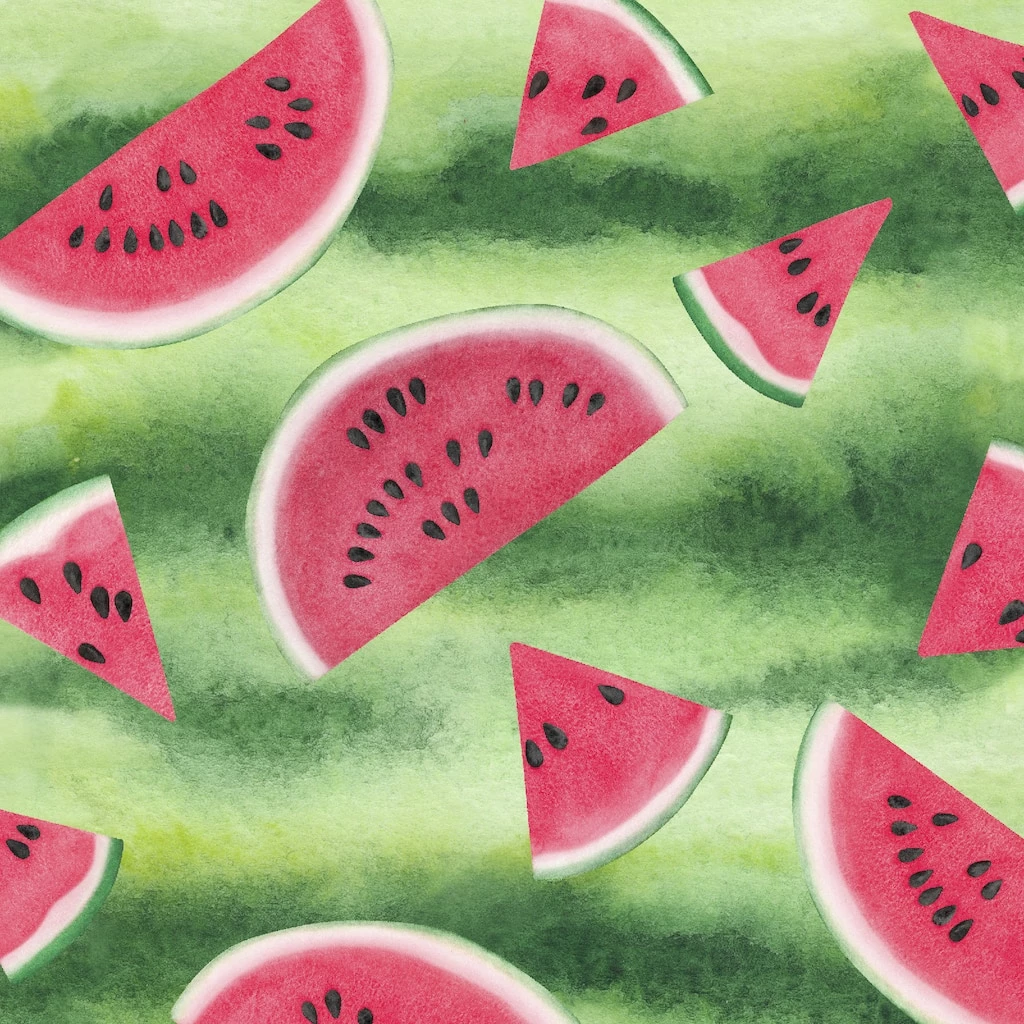 Flash Sale ⭐ Green Watermelon Cotton Fabric Bundle by Loops & Threads™ ⌛ - Image 4