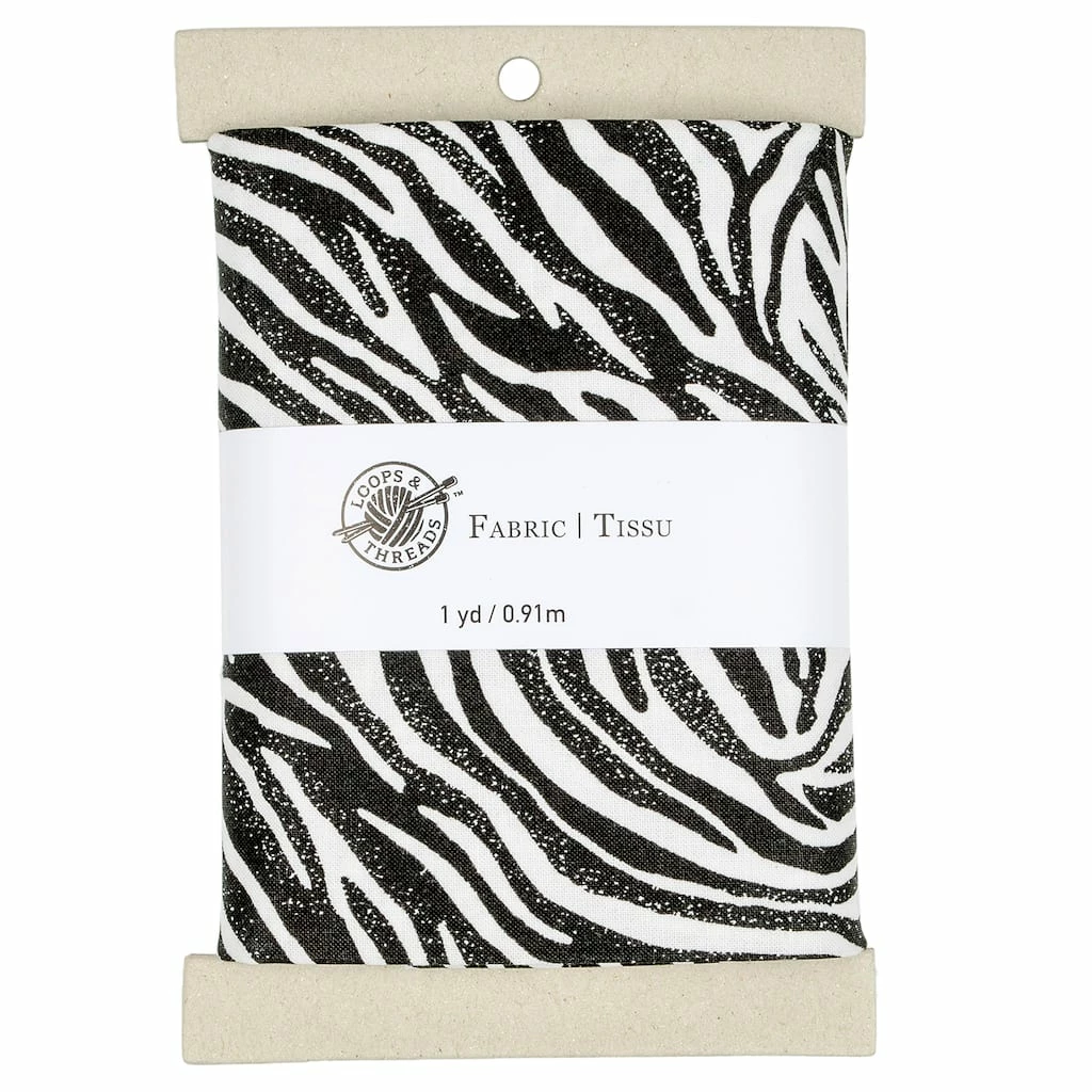 Best reviews of π₯ Black & White Zebra Cotton Fabric Bundle by Loops & Threads™ β