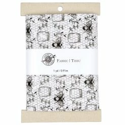 Discount ❤️ Black & White Bees Cotton Fabric Bundle by Loops & Threads™ 🔥
