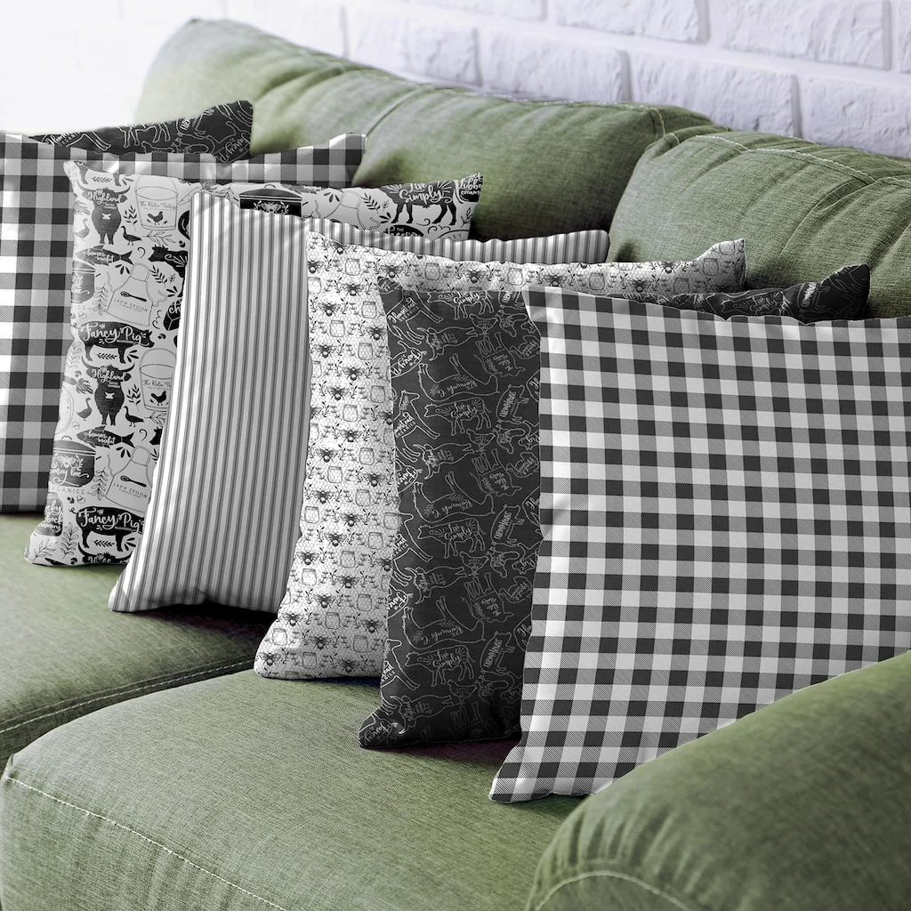 Discount ❤️ Black & White Bees Cotton Fabric Bundle by Loops & Threads™ 🔥 - Image 3