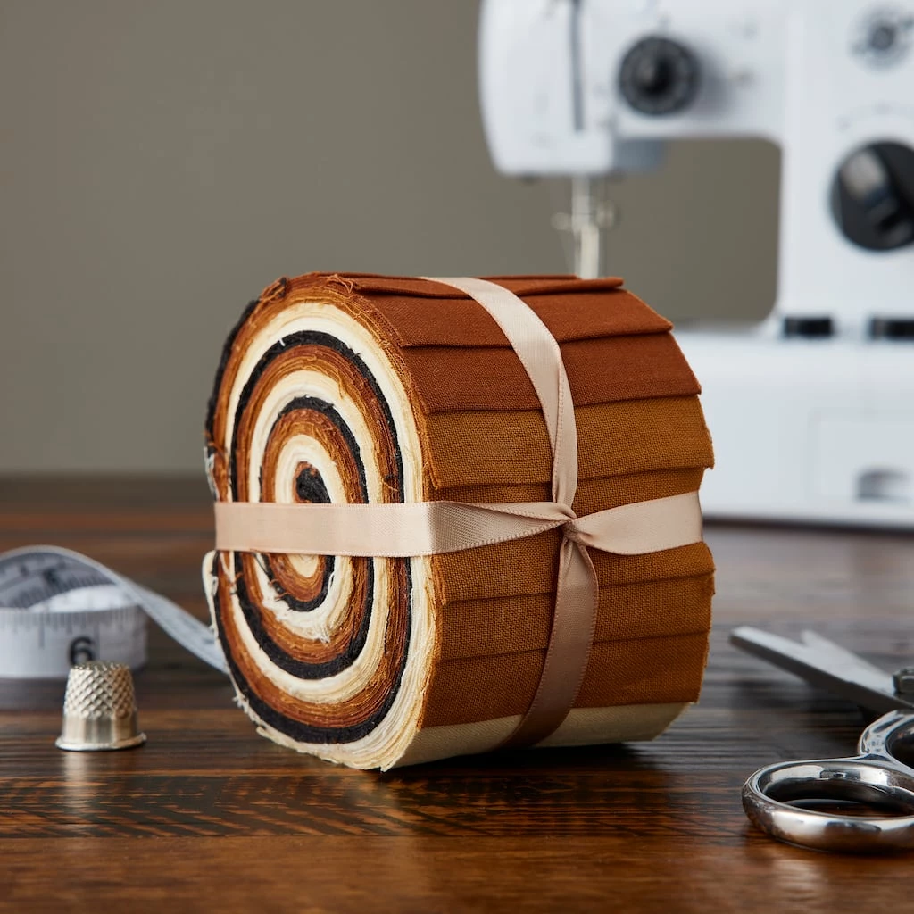 Best deal 😀 Neutral Cotton Fabric Strips by Loops & Threads™ ❤️ - Image 2