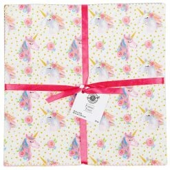 New 🤩 Unicorn Cotton Fabric Squares by Loops & Threads™ ❤️