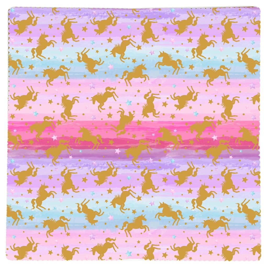 New 🤩 Unicorn Cotton Fabric Squares by Loops & Threads™ ❤️ - Image 6