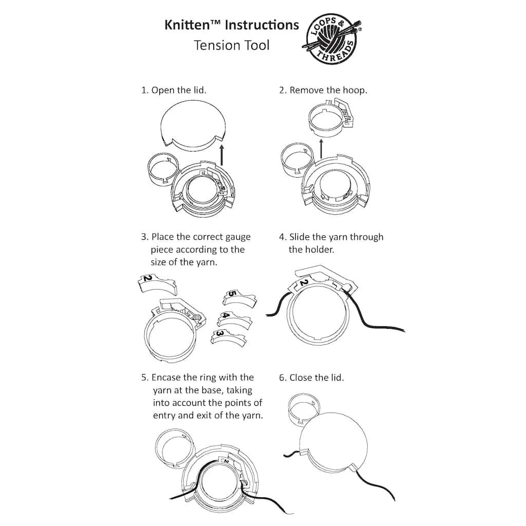 Hot Sale ❤️ Knitten™ Knit Tension Tool by Loops & Threads® ⭐ - Image 3