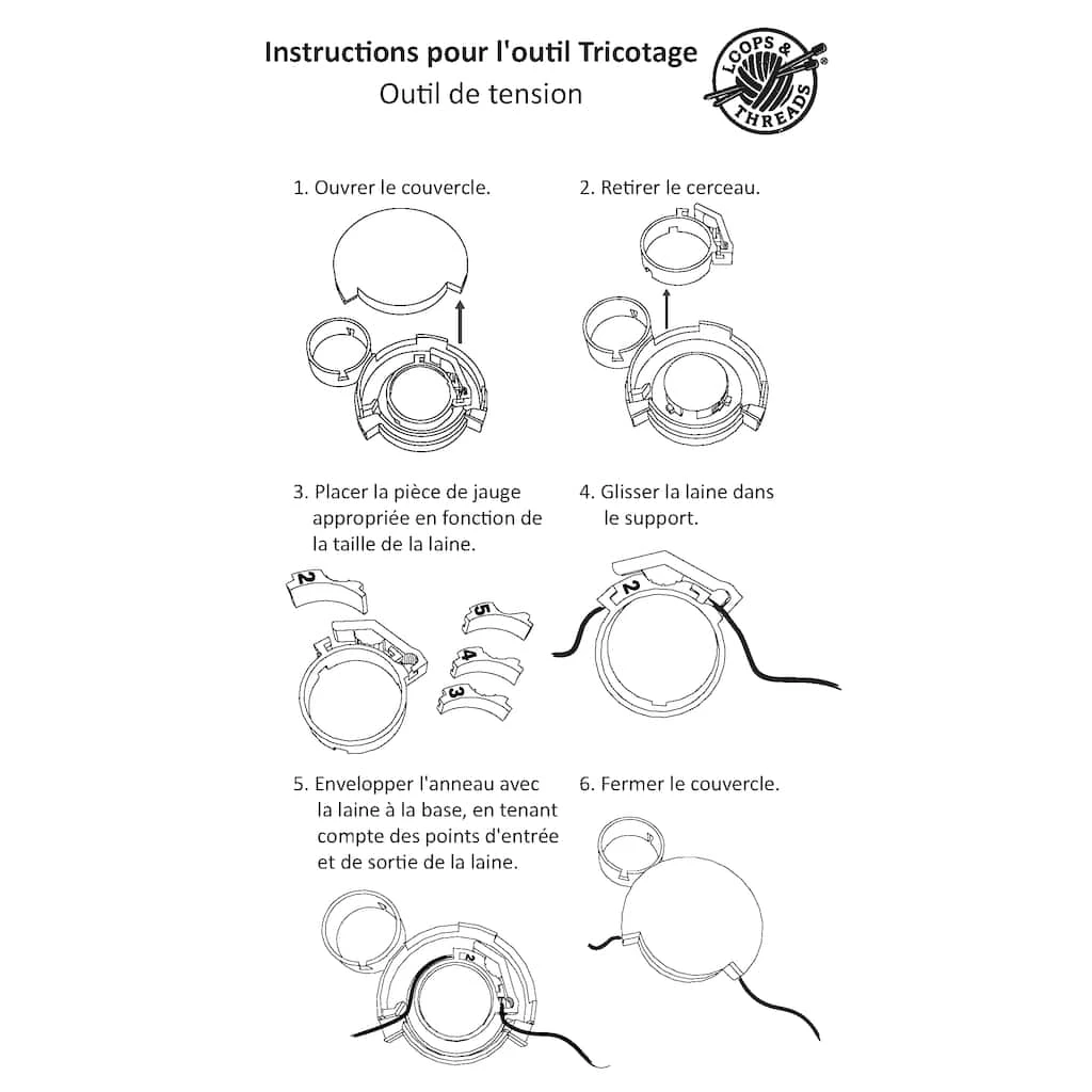 Hot Sale ❤️ Knitten™ Knit Tension Tool by Loops & Threads® ⭐ - Image 4