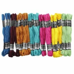 Best reviews of 💯 12 Packs: 36 ct. (432 total) Uptown Brights Embroidery Floss by Loops & Threads® 😍