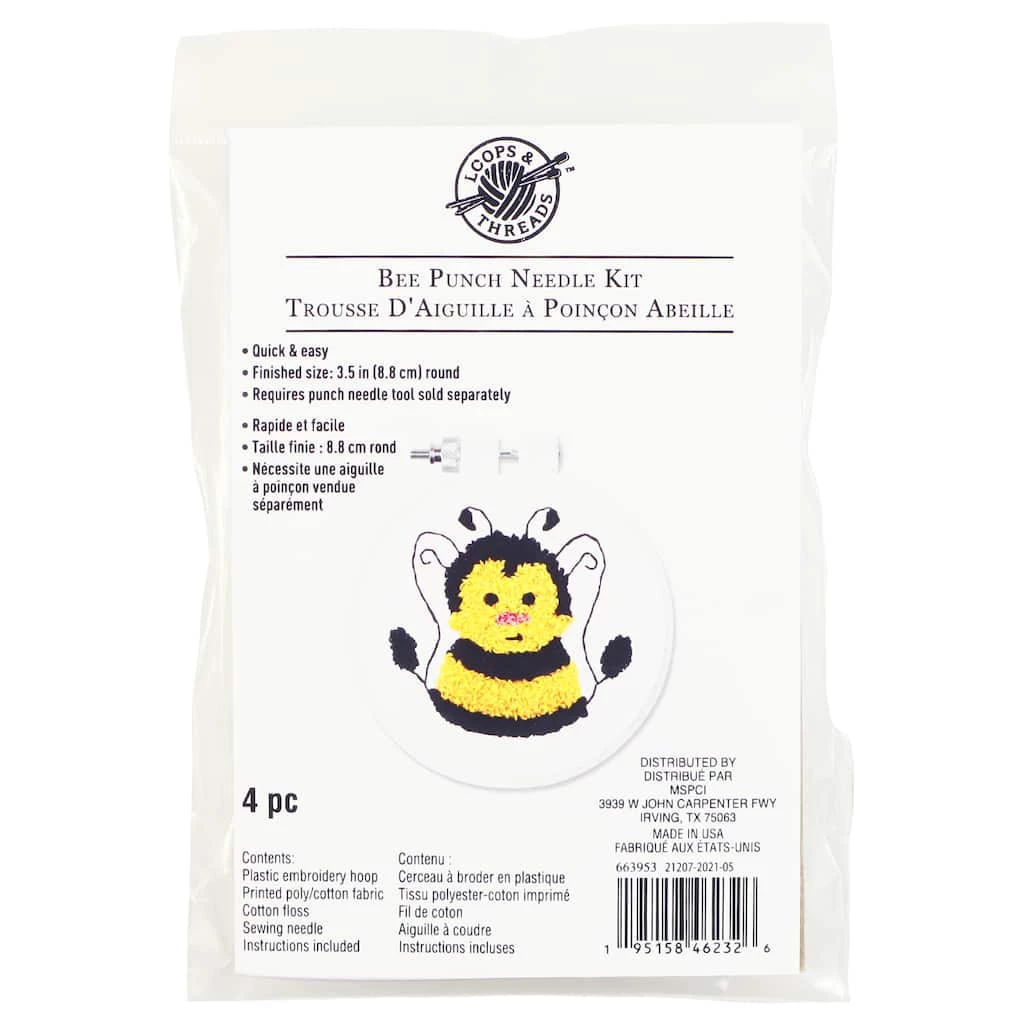 Best reviews of ⌛ Bee Punch Needle Kit by Loops & Threads® ❤️