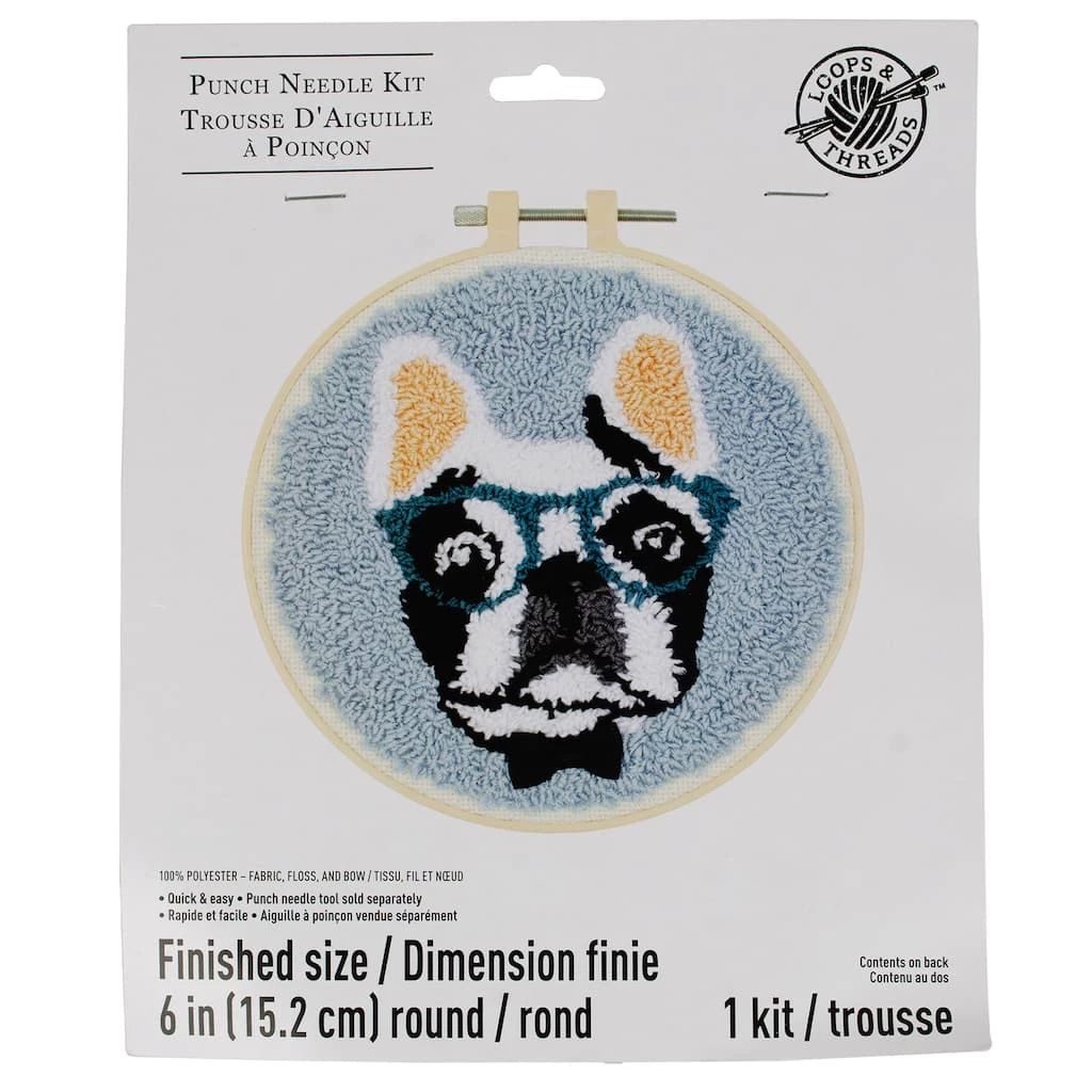Cheap π Bulldog Punch Needle Kit by Loops & Threads® π - Image 3