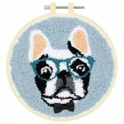 Cheap 🎁 Bulldog Punch Needle Kit by Loops & Threads® 👏