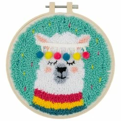 Deals ⌛ Llama Punch Needle Kit by Loops & Threads® 👏