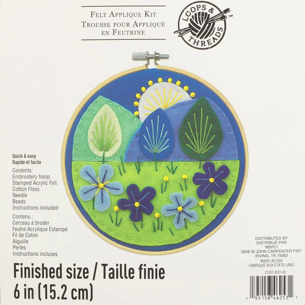 Buy ✔️ Blue Scene Felt Applique Kit by Loops & Threads® 💯 - Image 3
