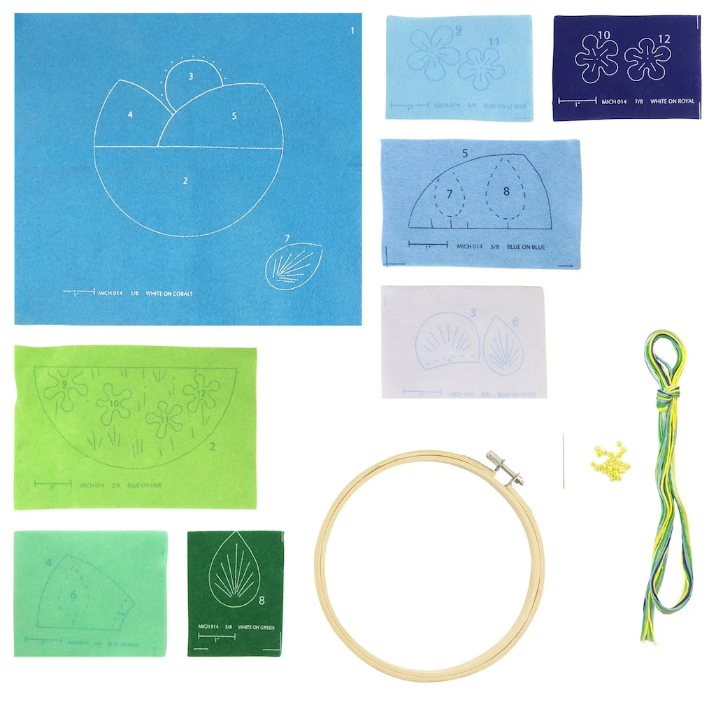 Buy ✔️ Blue Scene Felt Applique Kit by Loops & Threads® 💯 - Image 4