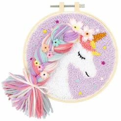 Cheapest ✔️ Unicorn Punch Needle Kit by Loops & Threads® ⌛