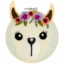 Top 10 ⌛ Llama Felt Hoop Kit by Loops & Threads™ ✔️