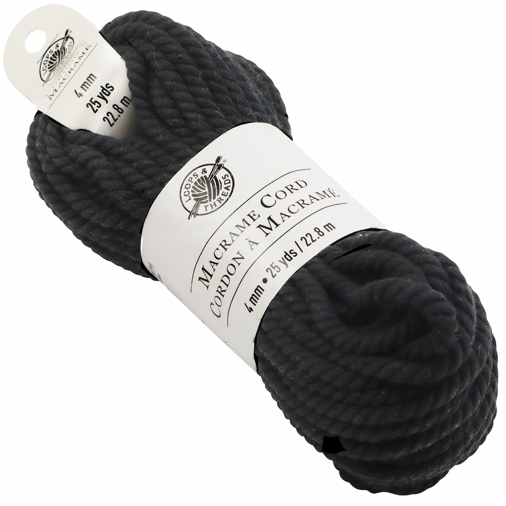 Flash Sale ⭐ Macramé Cotton Cord by Loops & Threads®, 25yd. ✔️ - Image 2