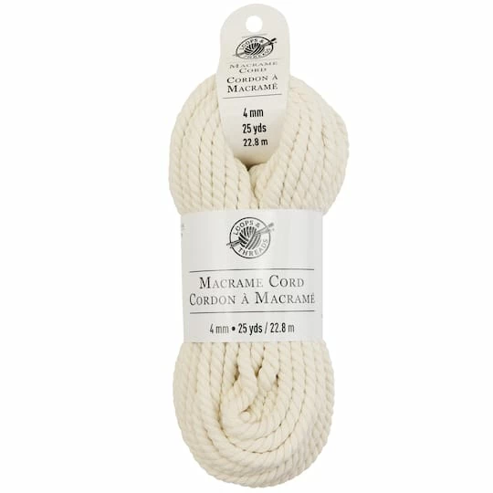 Flash Sale ⭐ Macramé Cotton Cord by Loops & Threads®, 25yd. ✔️ - Image 4